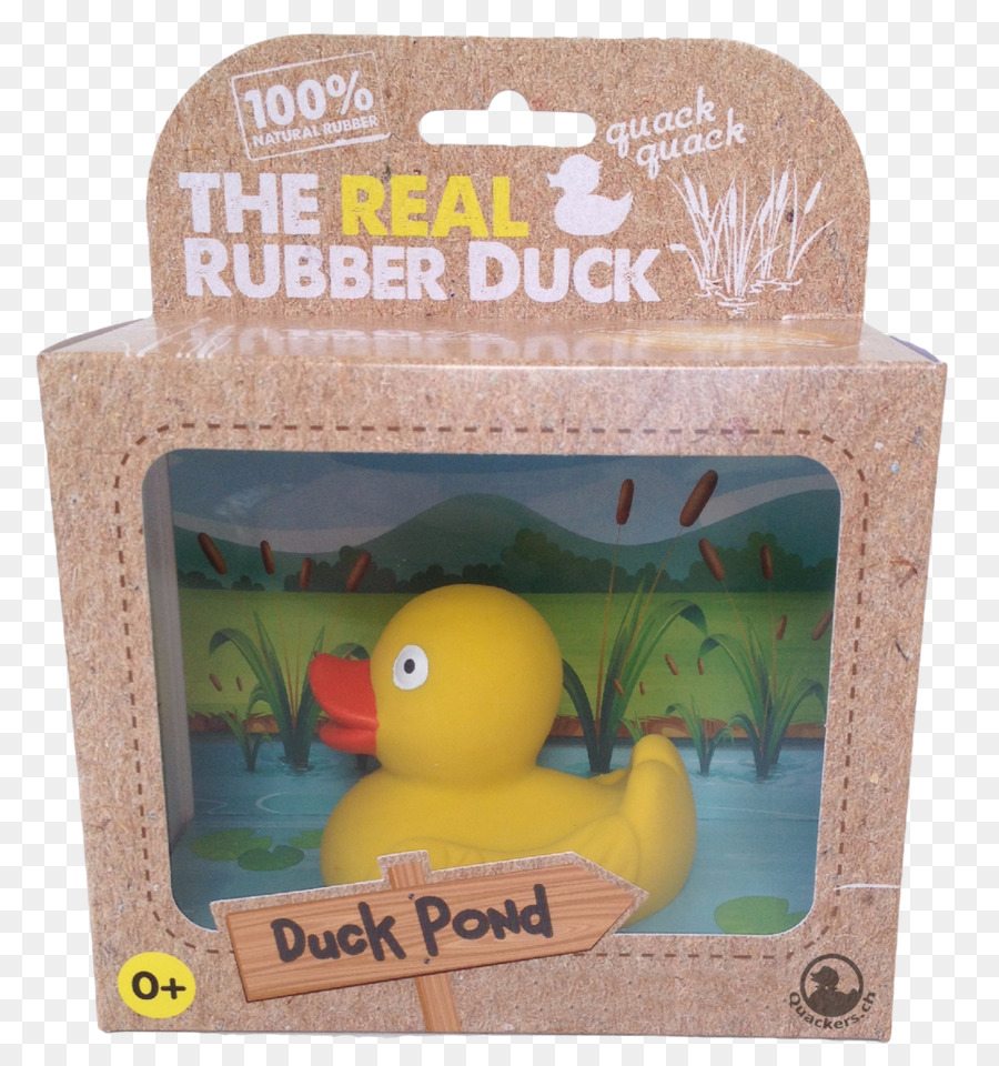 Gummi-Ente Spielzeug-Gelb-Kunststoff - Ente