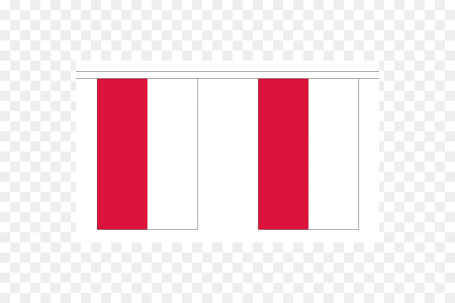 Polen Papier Bunting Flag Kunststoff - Flagge
