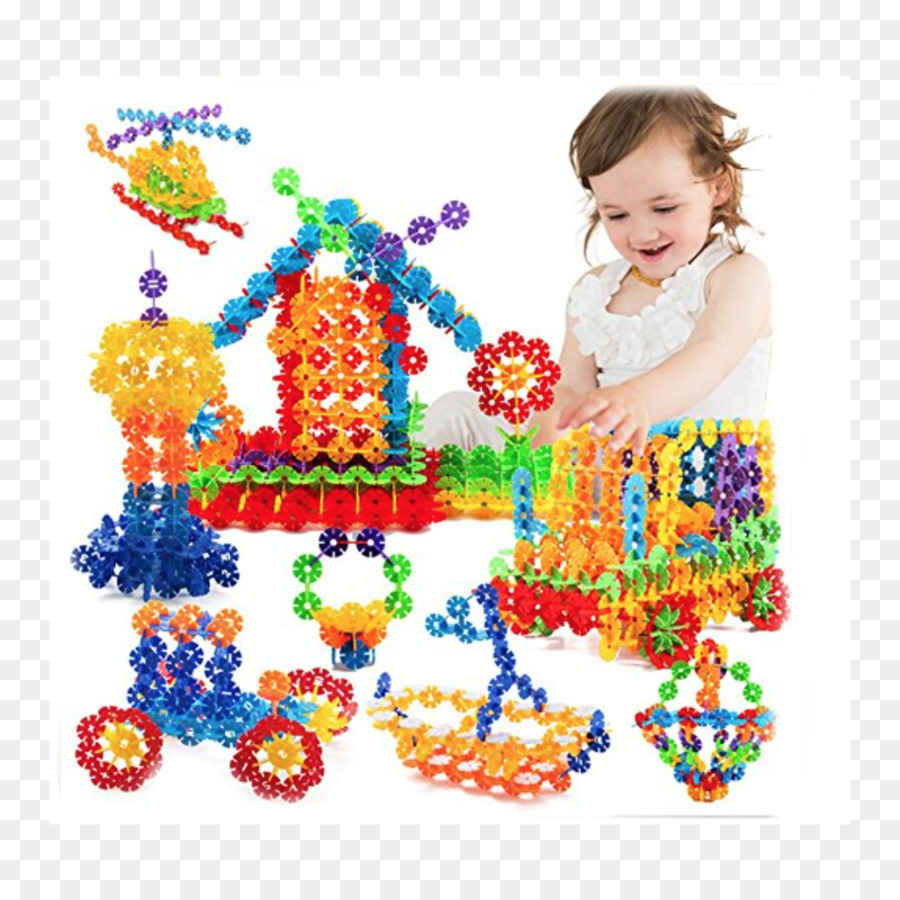 Jigsaw Puzzles Spielzeug block Schneeflocke Gebäude Lernspielzeug - Schneeflocke