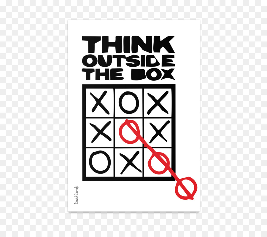 Denken außerhalb der box Gedacht Kreativität Aus der box-Idee - denken, out of the box