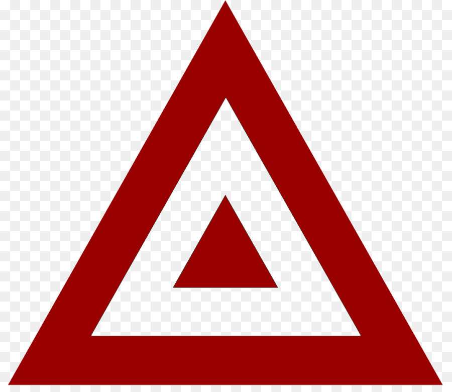 Traffico segno Triangolo di Avvertimento segno Rifugio isola segno di Resa - triangolo