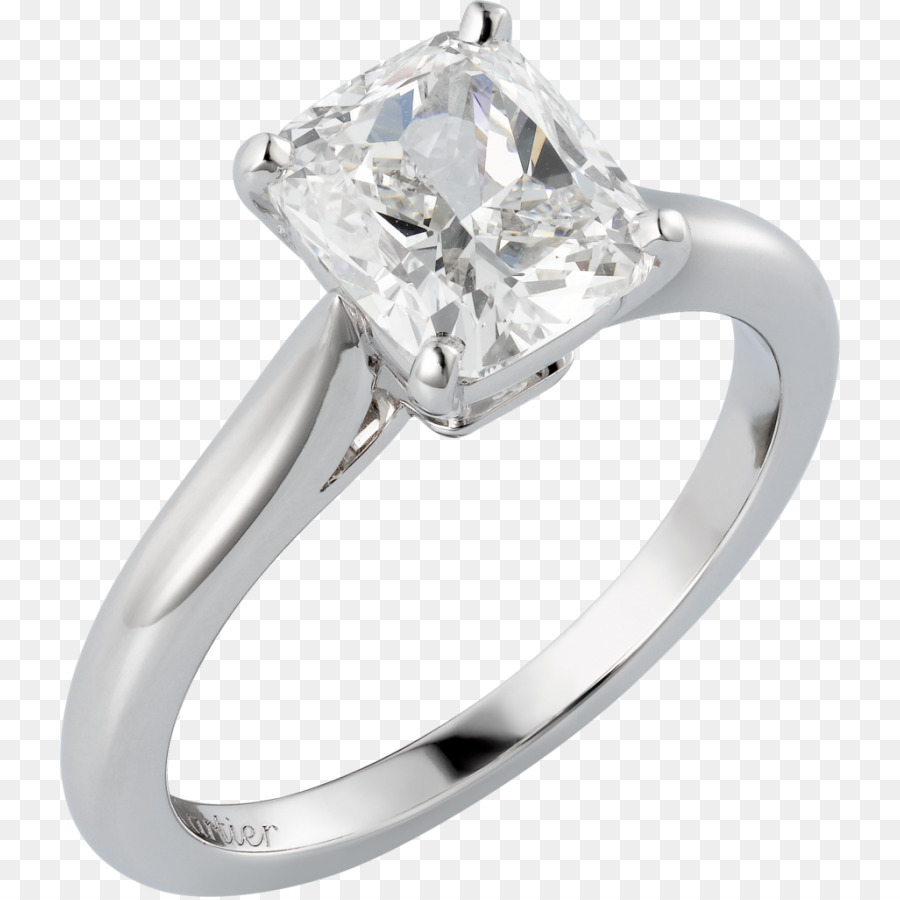Solitaire nhẫn Đính hôn kim Cương Cartier - kim cương