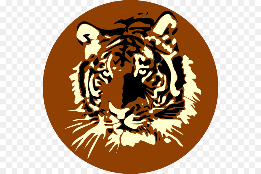 Sumatran tiger Cat tigre di Bengala, Clip art, - gatto