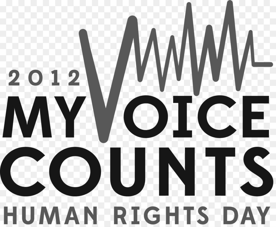 Logo Marke Tag Der Menschenrechte Schriftart - Linie