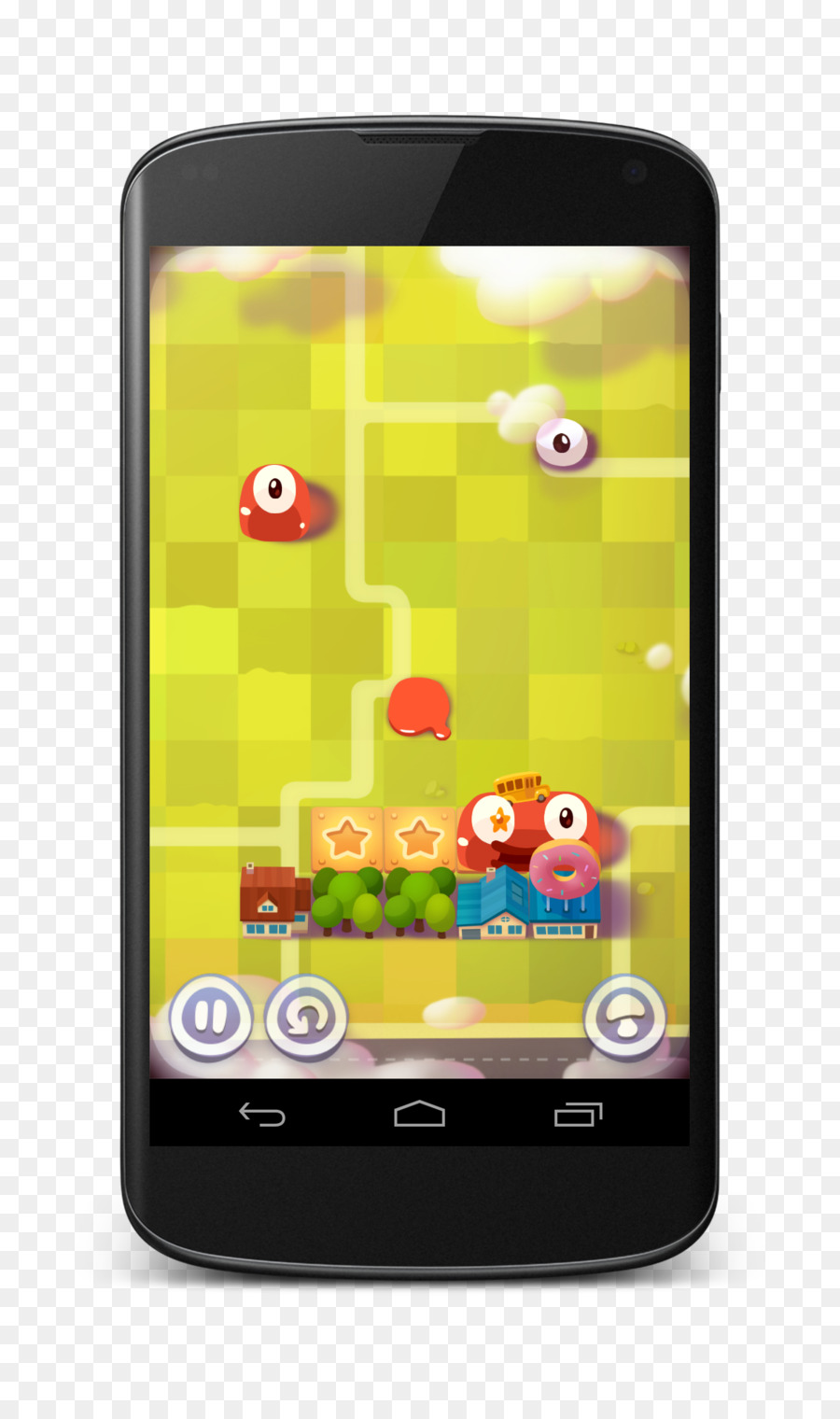 Feature phone Smartphone Pudding Monsters Arcade Spiel - Smartphone