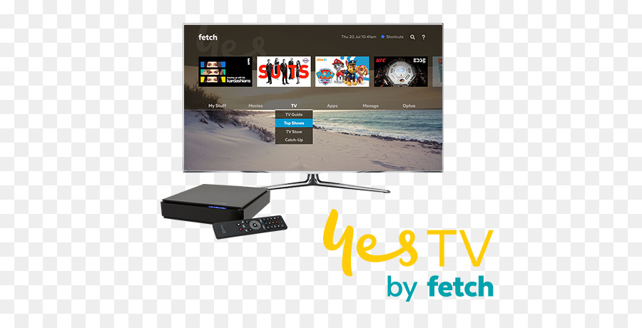 Fetch TV Optus TV-Set-top-box - tv Kanäle