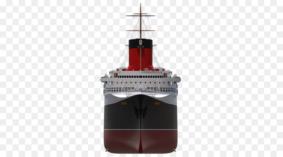 1:700 scala Nave SS Normandie modello in Plastica - nave