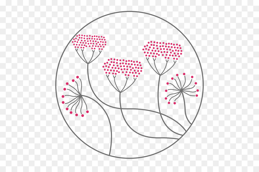 Floral design Kreis Schnittblumen, Blühende pflanze Muster - Kreis