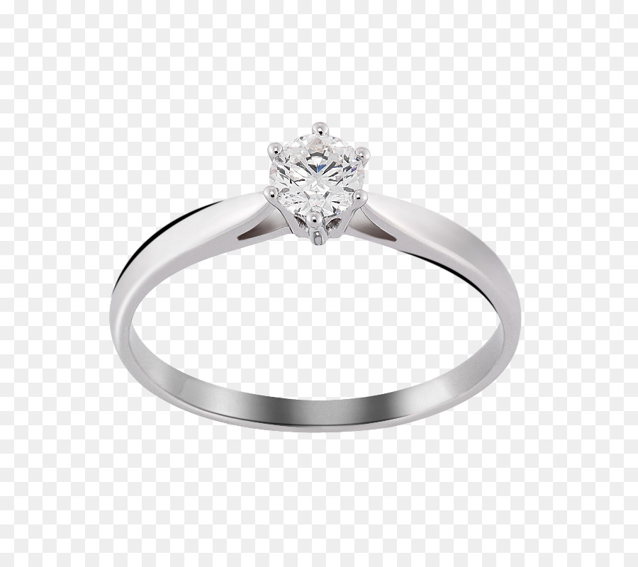 Solitario anello di Fidanzamento con Diamante Bijou - anello