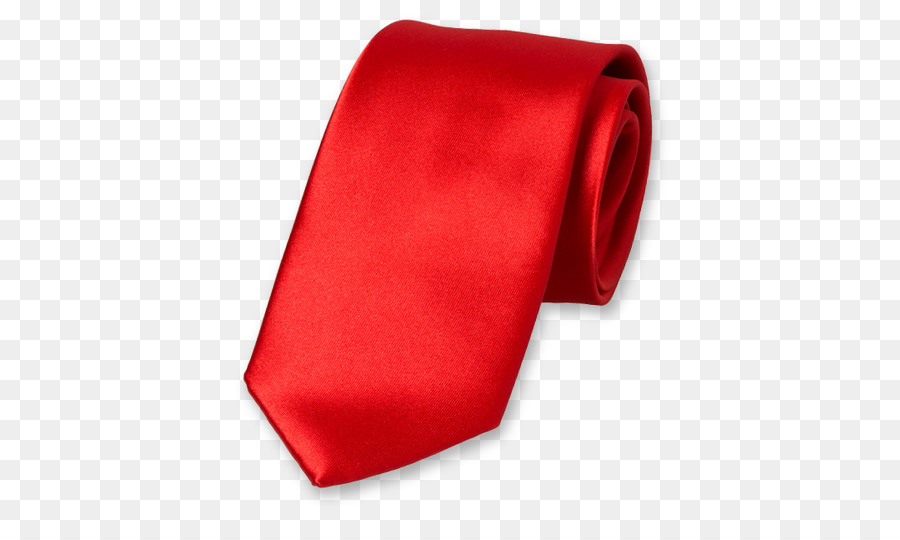 Satin-Krawatte Polyester Mikrofaser Rot - Satin
