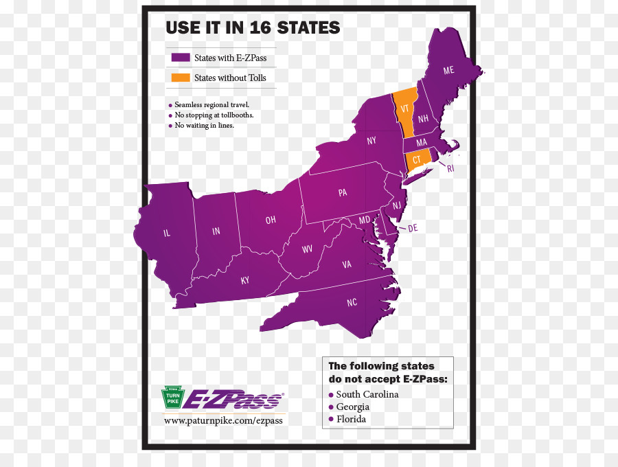 Pennsylvania Turnpike E-ZPass ich-Pass-Maut (road Map) - Klickbetrug