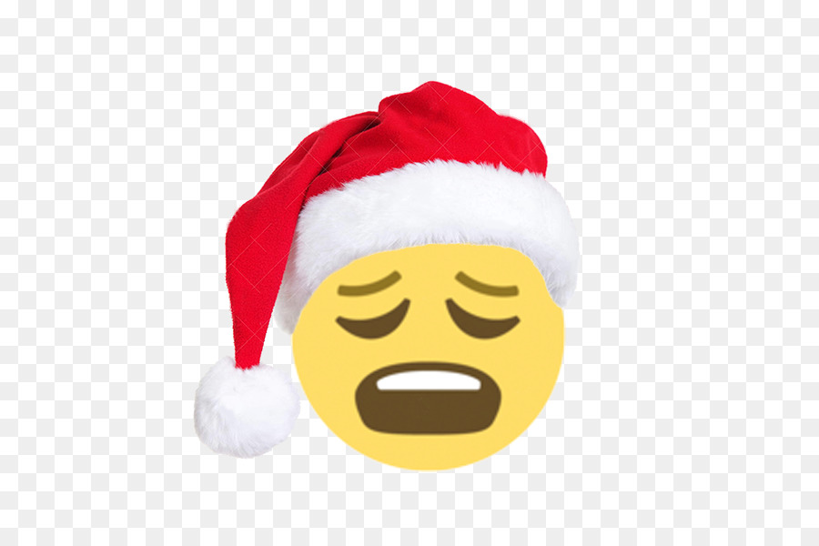 Mondo Emoji Giorno Faccina di Babbo Natale di messaggistica di Testo - emoji