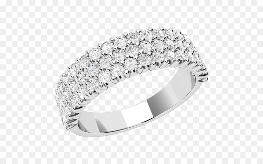 L'eternità anello di Nozze di Diamante anello di Cristallo - anello