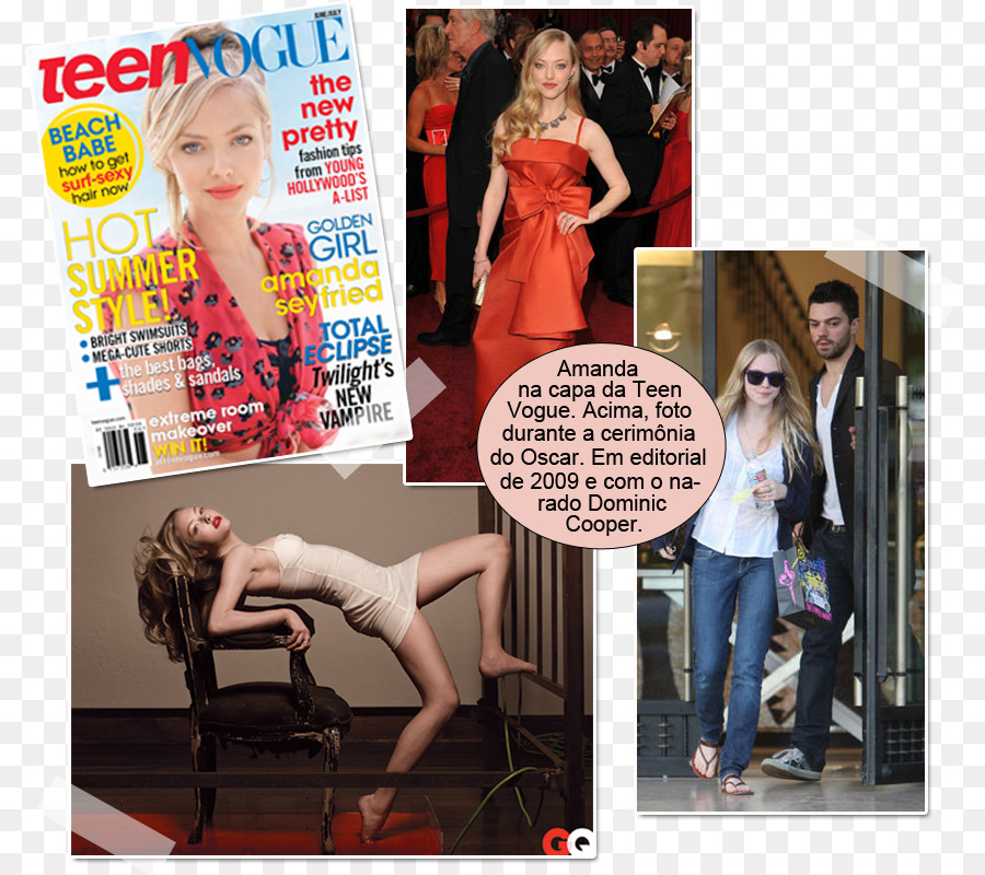 Poster-Magazin Teen Vogue Werbung - Amanda Seyfried