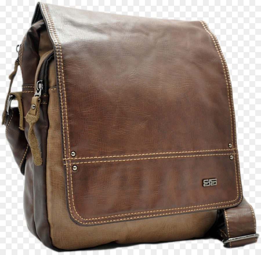 Messenger Handtasche Leder Braun - Tasche