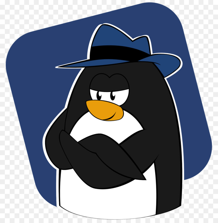 Fedora Linux Computer Icone clipart - pinguino indossare le cuffie