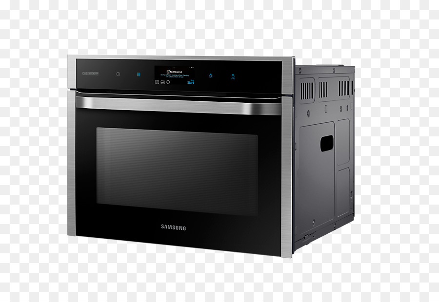 Microwave Ovens Samsung Display device Kombi Mikrowelle mit Grill Einbau Fassungsvermögen 50 Liter Leistung 3000 Watt Höhe 45cm Breite 60 cm Farbe Edelstahl - Backofen