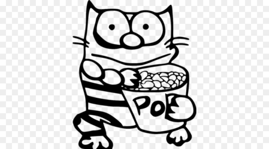 Katze Popcorn-Die Tödliche Eier Krim Clip-art - Katze