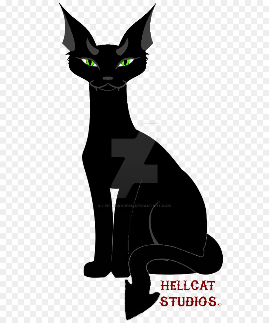 Baffi Domestico gatto pelo corto Zampa di Clip art - logo hellcat