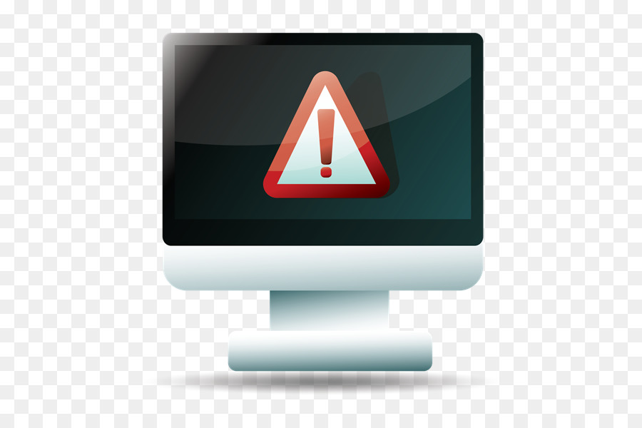 Computer-Monitore Warnung Zeichen - Sinn der Prävention