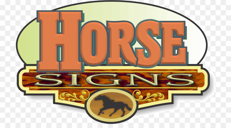 Logo Marke Schriftart - handgemaltes Pferd