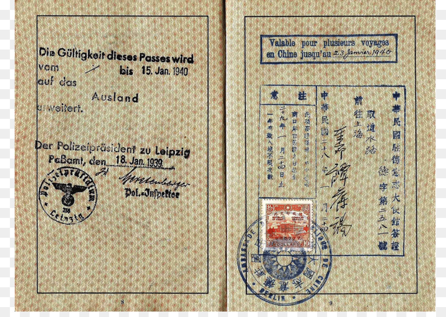 carta - visto passaporto