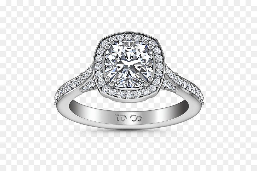Anello di fidanzamento Gioielli anello di Nozze - anello di halo