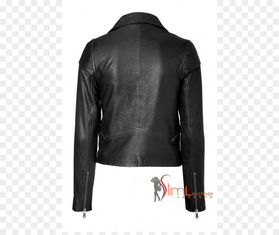 Leder Jacke Material Schwarz M - Jacke zurück