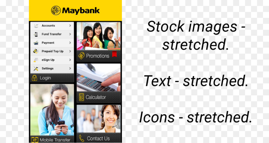 Maybank Psychic detective Display Werbung, Web banner - maybank logo