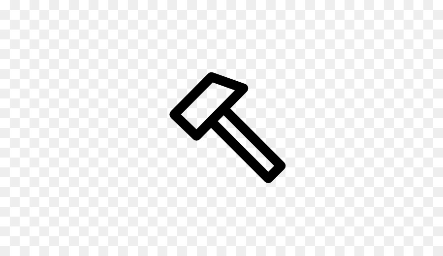 Computer Symbole Hammer und pick-Symbol Gebäude - Hammer