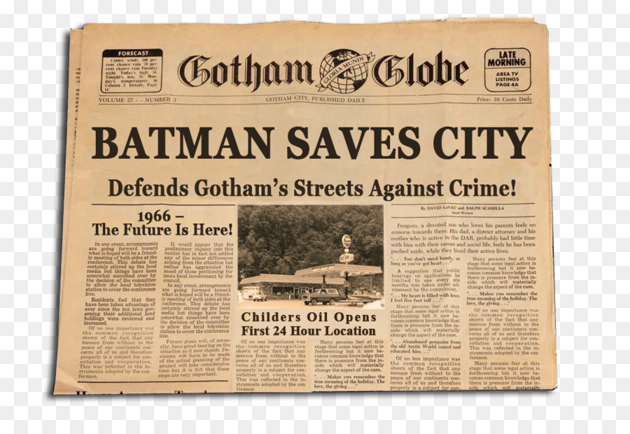 Zeitung Globe Gotham - Globus