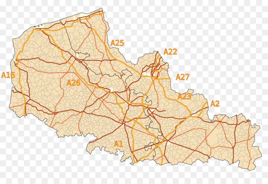 Dünkirchen, Boulogne-sur-Mer Karte Road Street network - Anzeigen