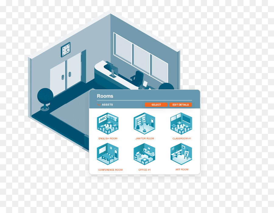 Parago Software Di Gestione Del Servizio Di Ufficio - isometrica edificio, illustrazione