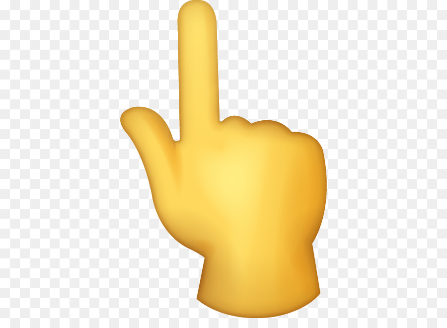 Emoji-Zeigefinger, Daumen-iPhone - Zeigefinger