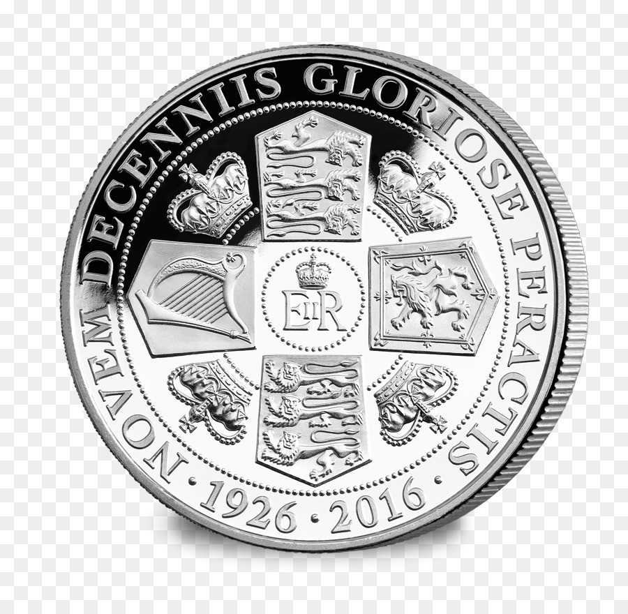 Münze Des London Mint Office Krone Medaille Silber - Münze