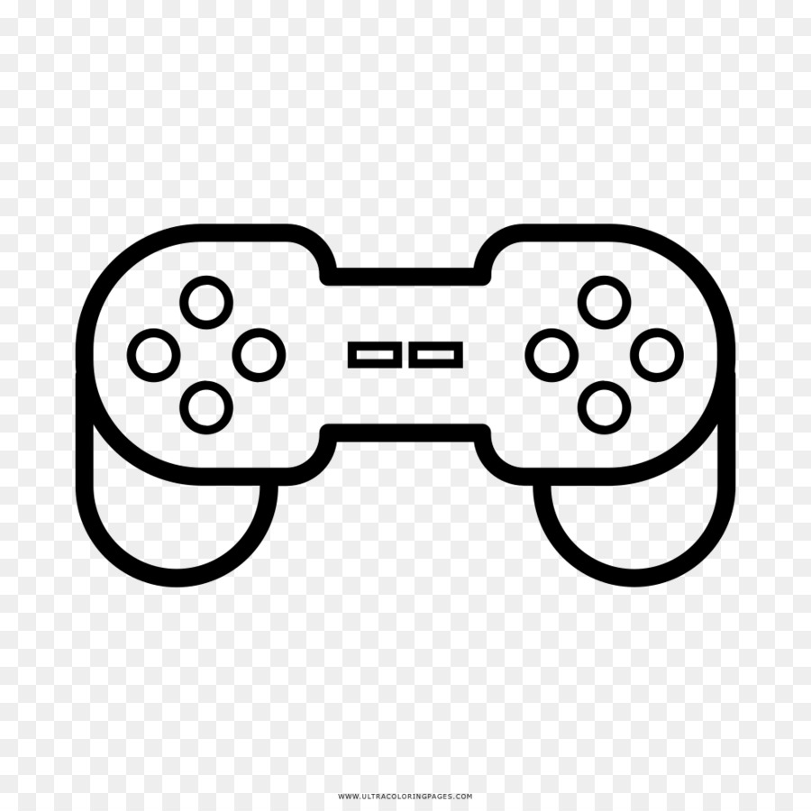 Game-Controller-Video-Spiel, Zeichnung PlayStation 2 - Controller