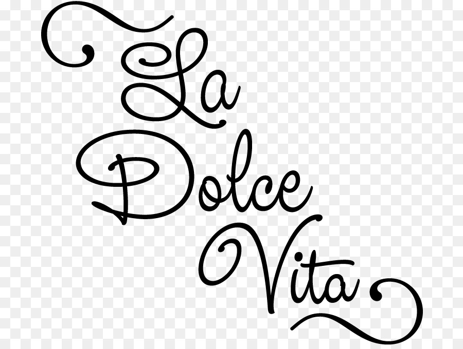 Двое Calligrafia Logo Clip art - La Dolce Vita