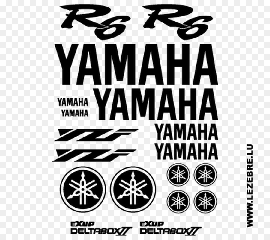 Yamaha YZF-R1 di Yamaha Motor Company Logo del Marchio Adesivo - decalcomania yamaha