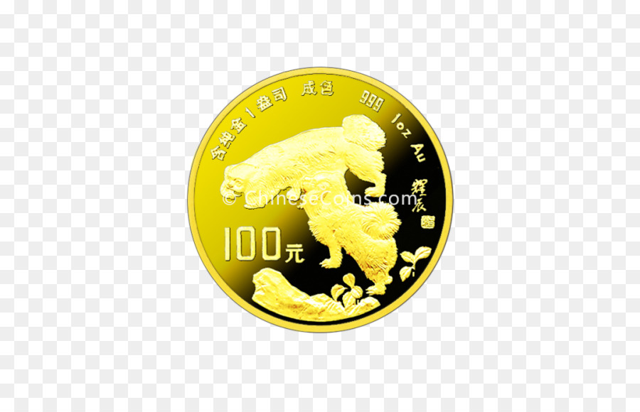 Moneta D'Oro Di Carattere - cane cinese