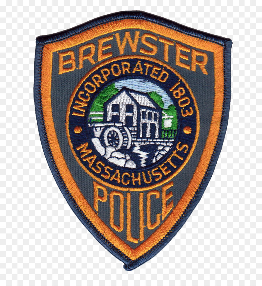 Brewster Polizei Abzeichen Logo Schriftart - Polizei