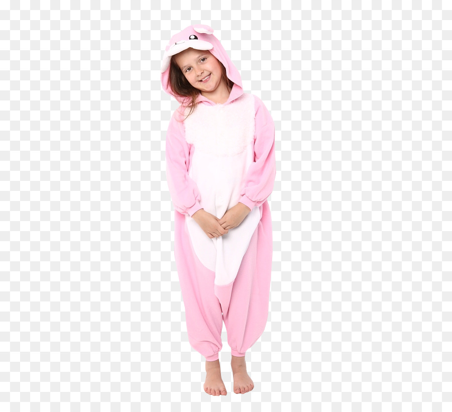 Pyjamas Kleinkind-Kostüm Sleeve Pink M - Pink Rabbit