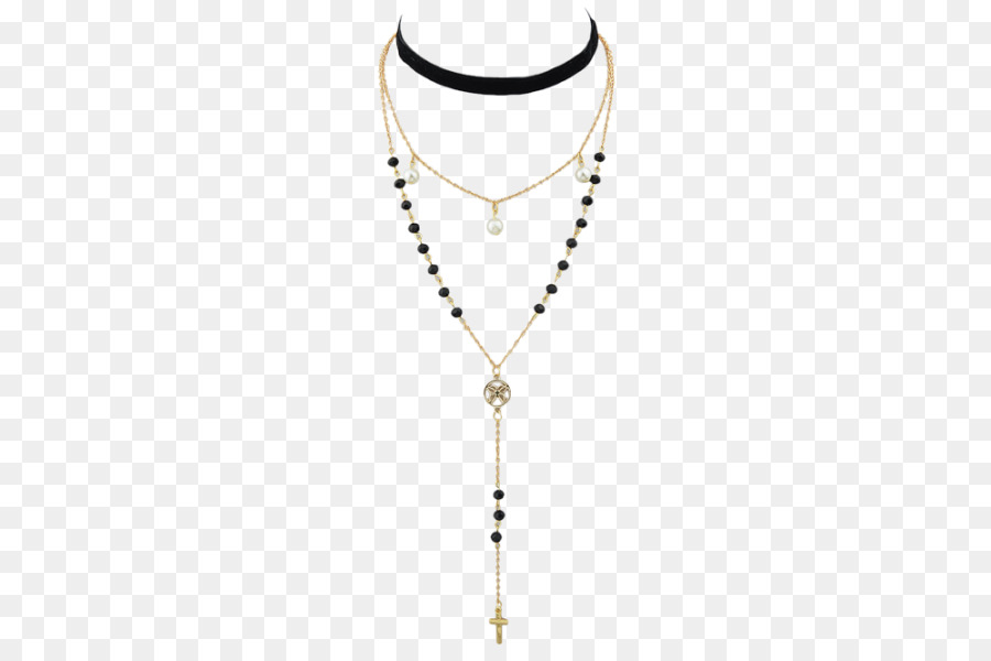 Rudraksha-Edelstein-Halsketten-Schmuck-Gold - Perlenkette