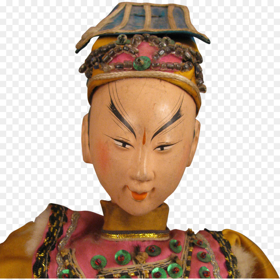 Skulptur Figur Stirn - chinesische Oper