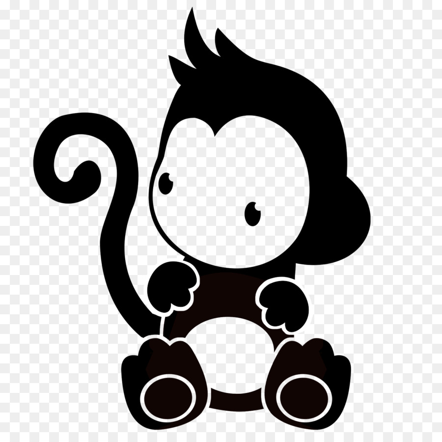 Logo Khỉ Clip nghệ thuật - Thiết kế