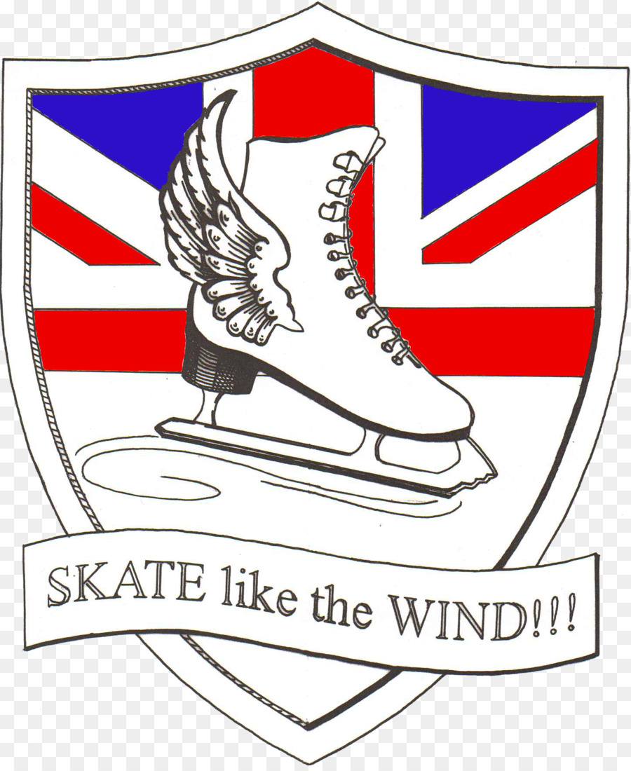Skate Come il Vento di pattinaggio sul Ghiaccio Scarpa Clip art - corri come il vento giorno