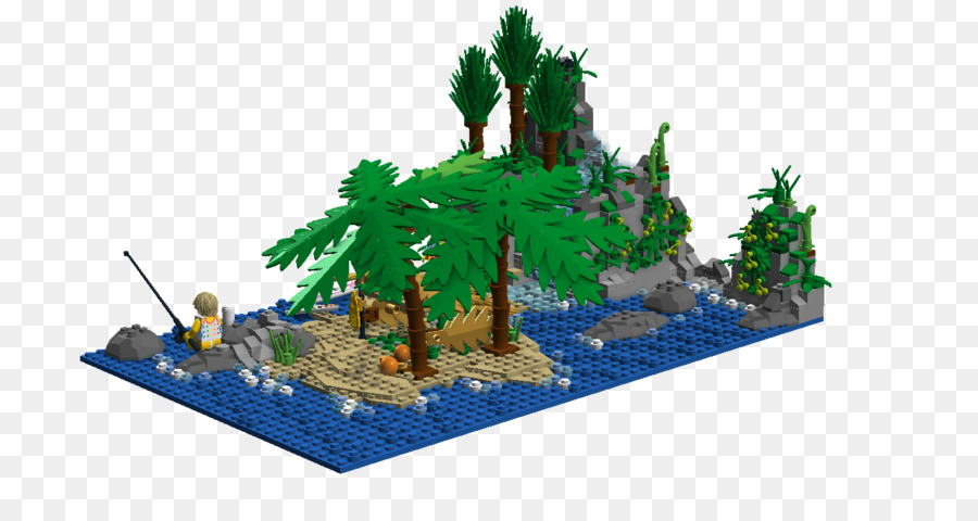 Albero Lego Idee Tesoro Surf Grotta - albero