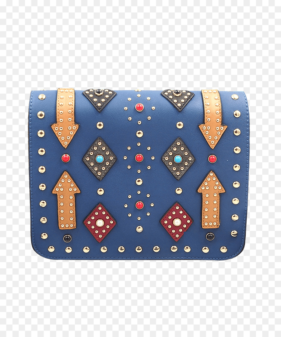 Handtasche Satchel Geldbörse Leder - geometrische Blöcke der Farbe