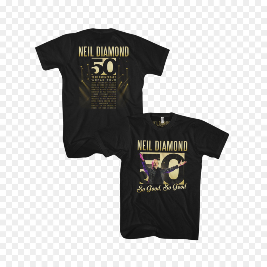 T-shirt 50 ° Anniversario del Tour Mondiale di Abbigliamento Calda Notte di agosto - Maglietta