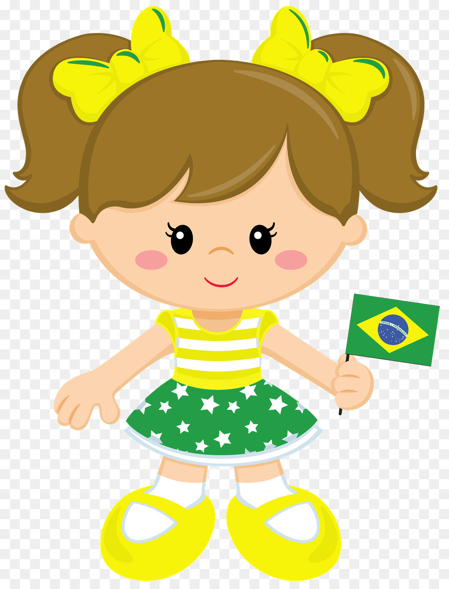 Flagge von Brasilien 2014 FIFA World Cup Fußball WM 2018 - Menschen weiß