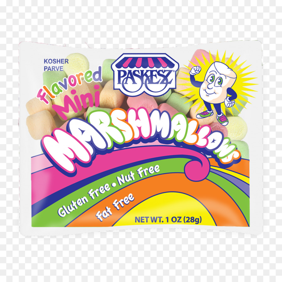 Candy Marshmallow Snack Schriftart - Süßigkeiten